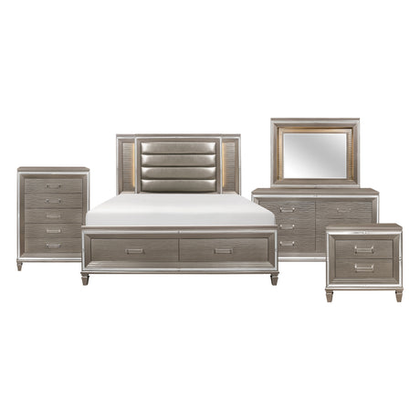 Tamsin Silver/Gray Metallic Dresser from Homelegance - Luna Furniture