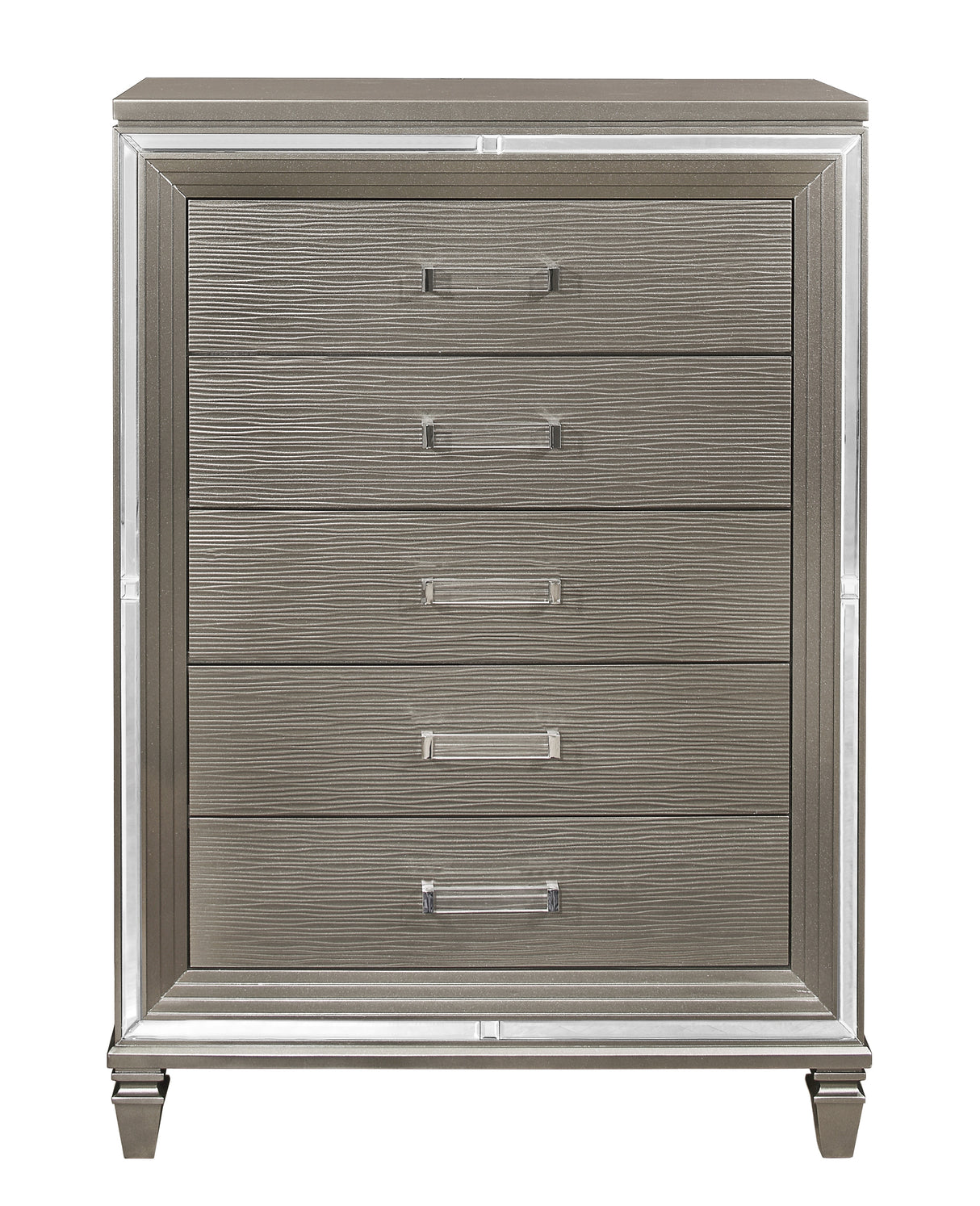 Tamsin Silver/Gray Metallic Dresser from Homelegance - Luna Furniture