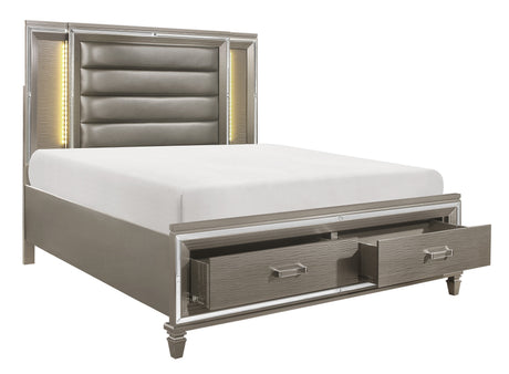 Tamsin Silver/Gray Metallic Dresser from Homelegance - Luna Furniture