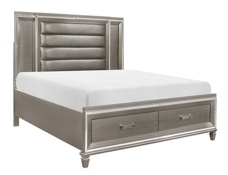 Tamsin Silver/Gray Metallic Dresser from Homelegance - Luna Furniture