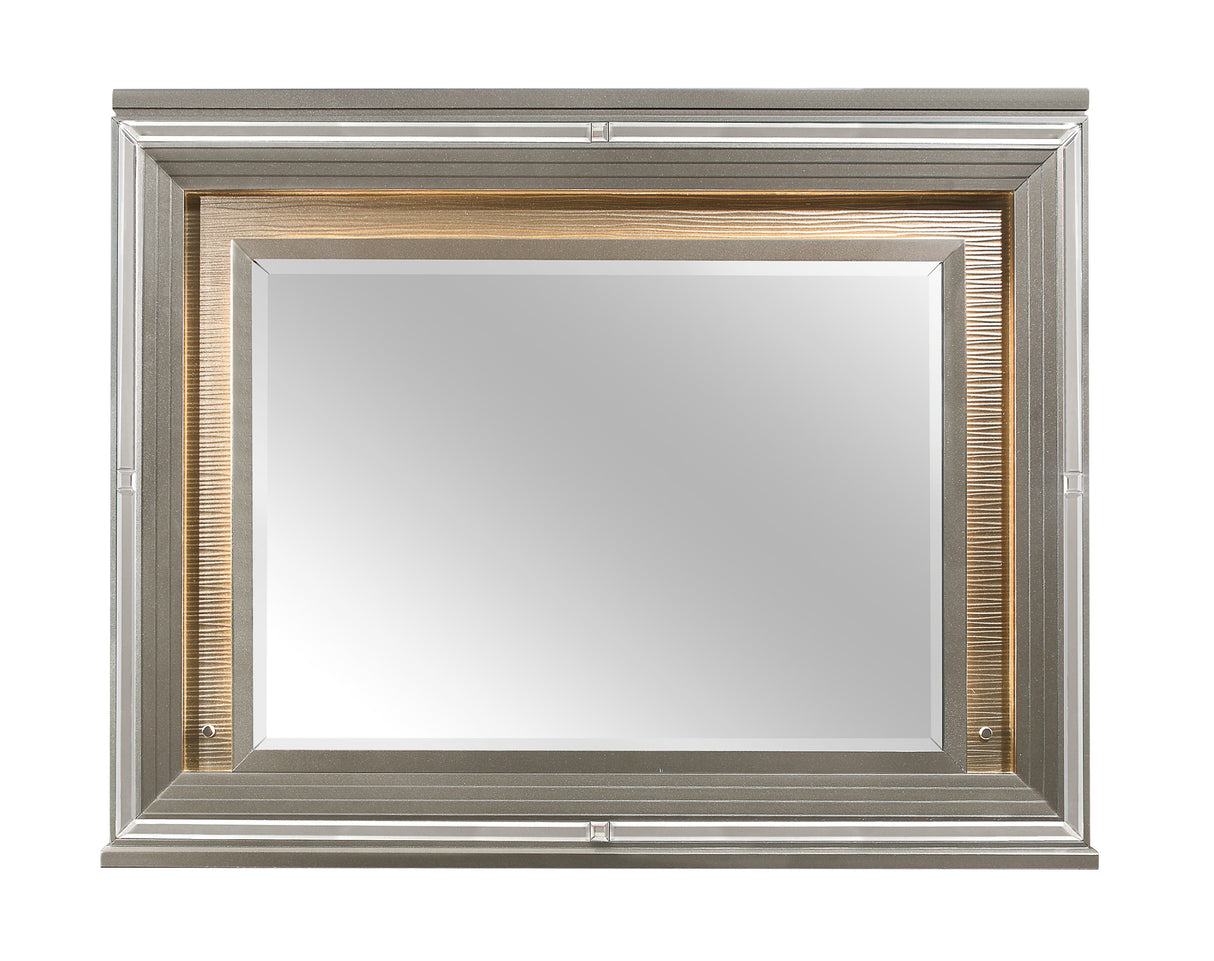 Tamsin Silver/Gray Metallic Dresser from Homelegance - Luna Furniture