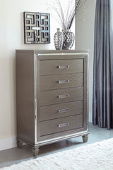 Tamsin Silver/Gray Metallic Chest from Homelegance - Luna Furniture