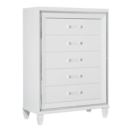 Tamsin White Vanity Dresser with Mirror from Homelegance - Luna Furniture