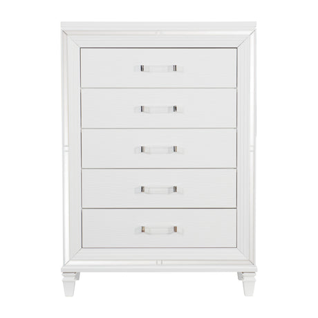 Tamsin White Vanity Dresser with Mirror from Homelegance - Luna Furniture
