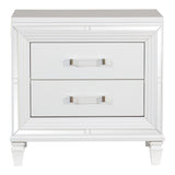 Tamsin White Vanity Dresser with Mirror from Homelegance - Luna Furniture