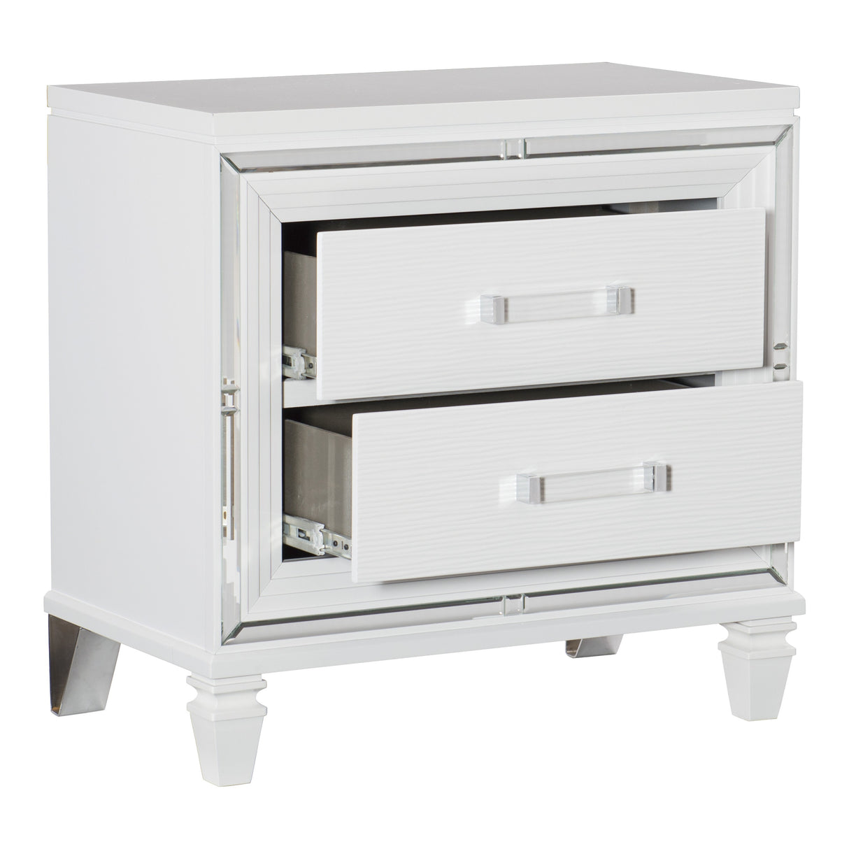Tamsin White Vanity Dresser with Mirror from Homelegance - Luna Furniture