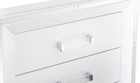 Tamsin White Vanity Dresser with Mirror from Homelegance - Luna Furniture