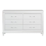 Tamsin White Vanity Dresser with Mirror from Homelegance - Luna Furniture