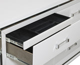 Tamsin White Vanity Dresser with Mirror from Homelegance - Luna Furniture