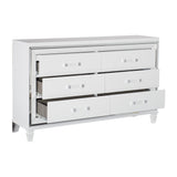 Tamsin White Vanity Dresser with Mirror from Homelegance - Luna Furniture