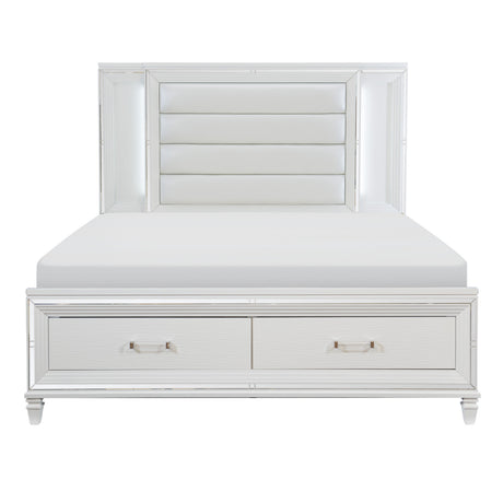 Tamsin White Vanity Dresser with Mirror from Homelegance - Luna Furniture
