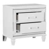 Tamsin White 5-Piece Bedroom Set (Queen Bed, Nightstand, Dresser, Mirror, Chest) from Homelegance - Luna Furniture