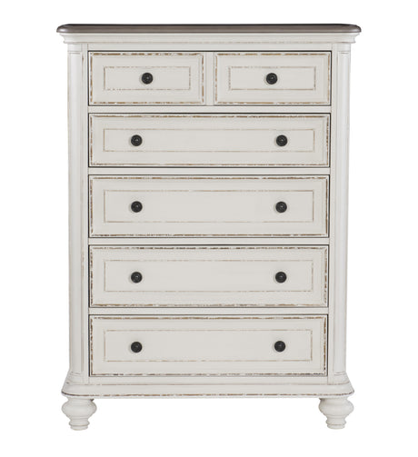 Baylesford Antique White Nightstand from Homelegance - Luna Furniture
