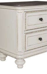 Baylesford Antique White Nightstand from Homelegance - Luna Furniture