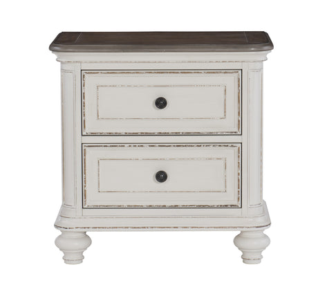 Baylesford Antique White Nightstand from Homelegance - Luna Furniture