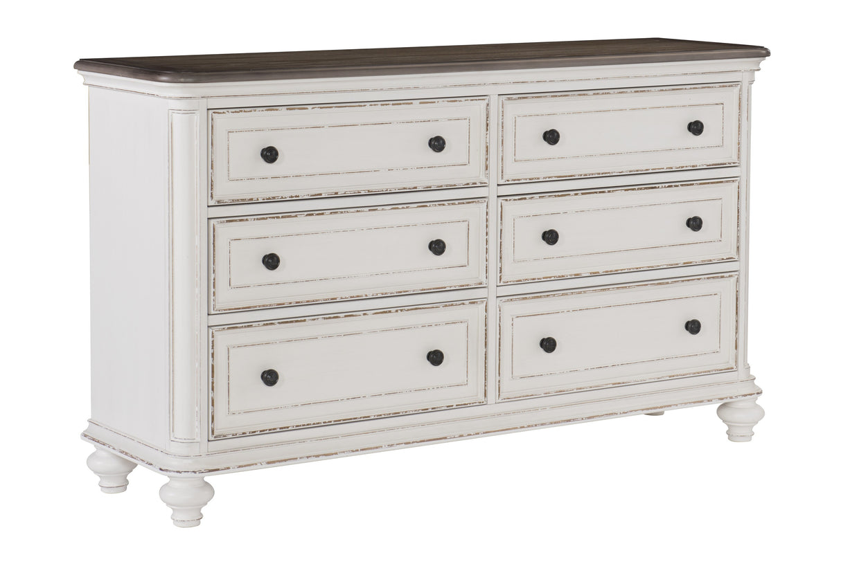 Baylesford Antique White Nightstand from Homelegance - Luna Furniture