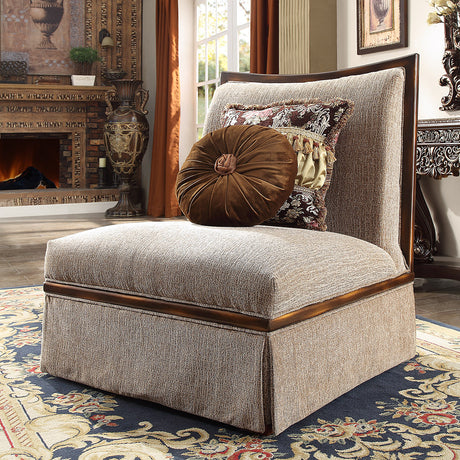 HD-1627 Mahogany Brown Chair from Homey Design - Luna Furniture