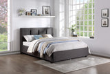Aitana Graphite California King Platform Bed with Storage Footboard from Homelegance - Luna Furniture