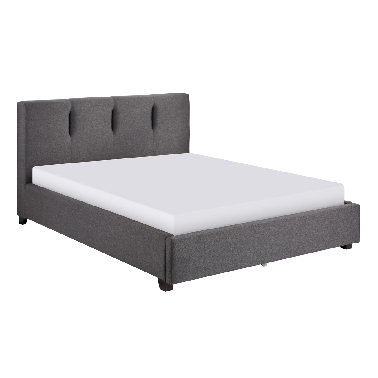 Aitana Graphite Eastern King Platform Bed from Homelegance - Luna Furniture