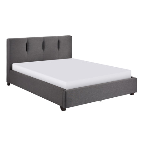 Aitana Graphite Eastern King Platform Bed from Homelegance - Luna Furniture