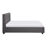 Aitana Graphite Eastern King Platform Bed from Homelegance - Luna Furniture