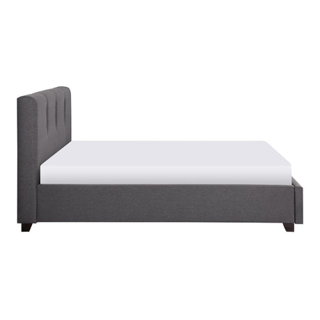 Aitana Graphite Eastern King Platform Bed from Homelegance - Luna Furniture