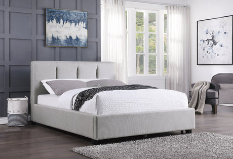 Aitana Gray California King Platform Bed with Storage Drawer from Homelegance - Luna Furniture