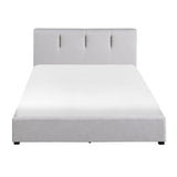 Aitana Gray Eastern King Platform Bed from Homelegance - Luna Furniture