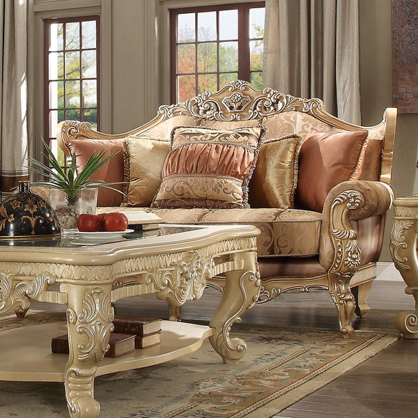HD-1633 Pickle Frost Cream Loveseat