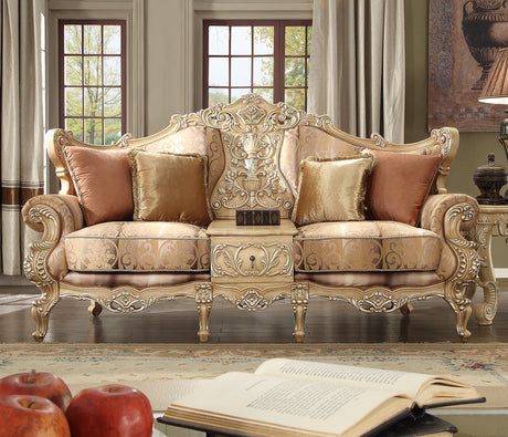 HD-1633 Pickle Frost Cream Sofa from Homey Design - Luna Furniture