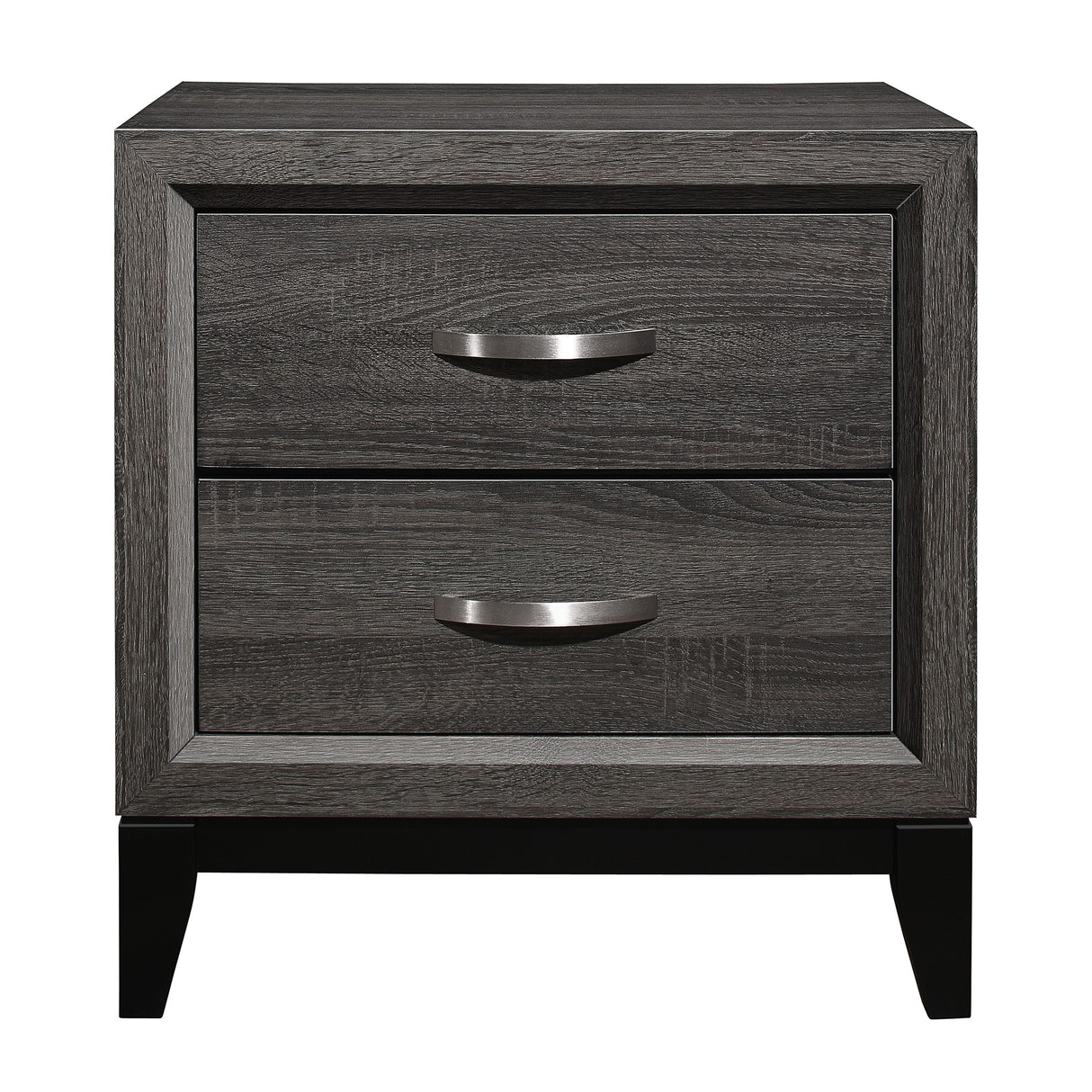 Davi Gray 5-Piece Bedroom Set (Queen Bed, Nightstand, Dresser, Mirror, Chest) from Homelegance - Luna Furniture