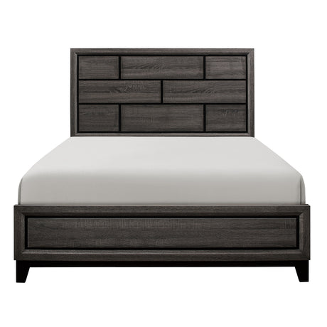 Davi Gray Full Panel Bed from Homelegance - Luna Furniture