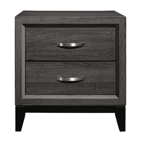 Davi Gray Nightstand from Homelegance - Luna Furniture