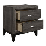 Davi Gray Nightstand from Homelegance - Luna Furniture