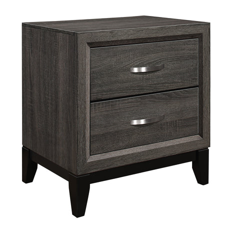 Davi Gray Nightstand from Homelegance - Luna Furniture