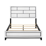 Davi White California King Panel Bed from Homelegance - Luna Furniture