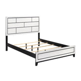 Davi White California King Panel Bed from Homelegance - Luna Furniture