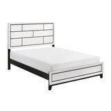 Davi White California King Panel Bed from Homelegance - Luna Furniture