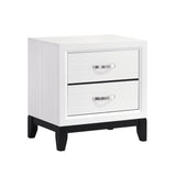 Davi White Queen Bed from Homelegance - Luna Furniture