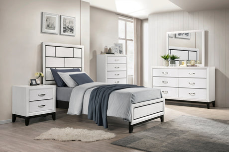 Davi White Chest from Homelegance - Luna Furniture