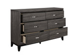 Davi Gray Mirror (Mirror Only) from Homelegance - Luna Furniture