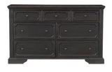 Bolingbrook Wire-Brushed Charcoal Queen Platform Bed with Footboard Storage from Homelegance - Luna Furniture
