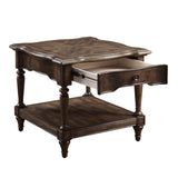 Heath Court Brown Oak Queen Panel Bed from Homelegance - Luna Furniture