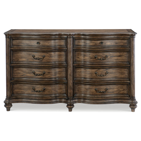 Heath Court Brown Oak Dresser from Homelegance - Luna Furniture