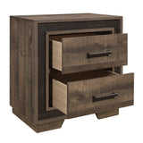 Ellendale Authentic Mahogany Nightstand from Homelegance - Luna Furniture