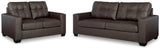 Barlin Mills Sofa and Loveseat in Umber from Ashley - Luna Furniture