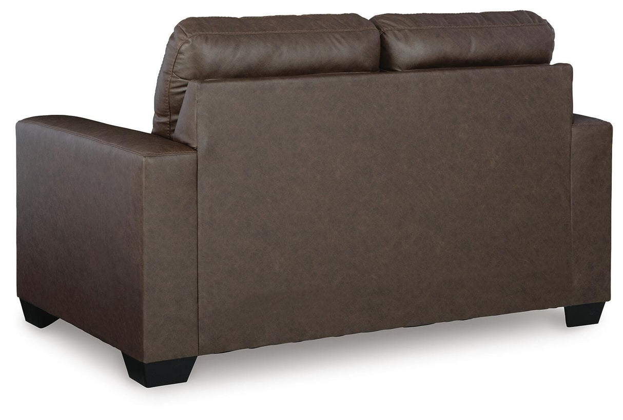 Barlin Mills Sofa and Loveseat in Umber from Ashley - Luna Furniture