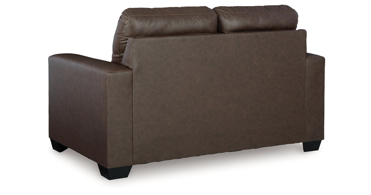 Barlin Mills Umber Loveseat from Ashley Furniture - Luna Furniture