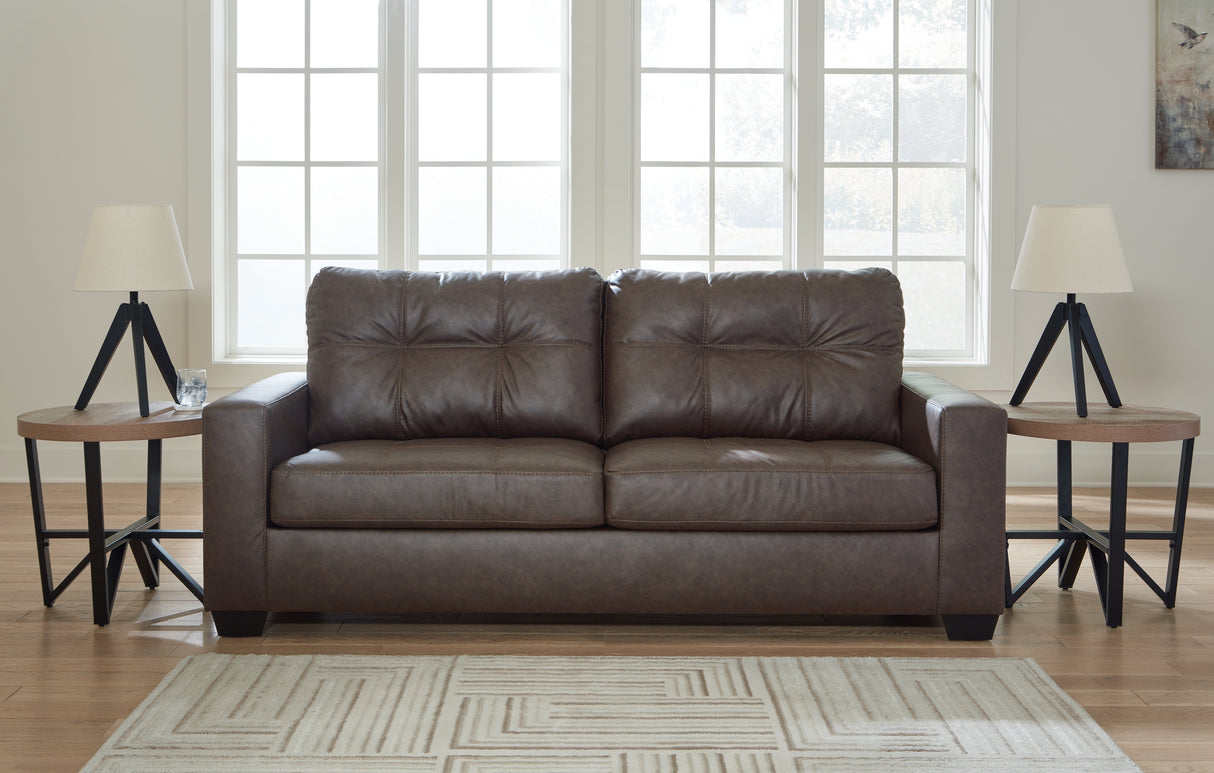 Barlin Mills Sofa and Loveseat in Umber from Ashley - Luna Furniture