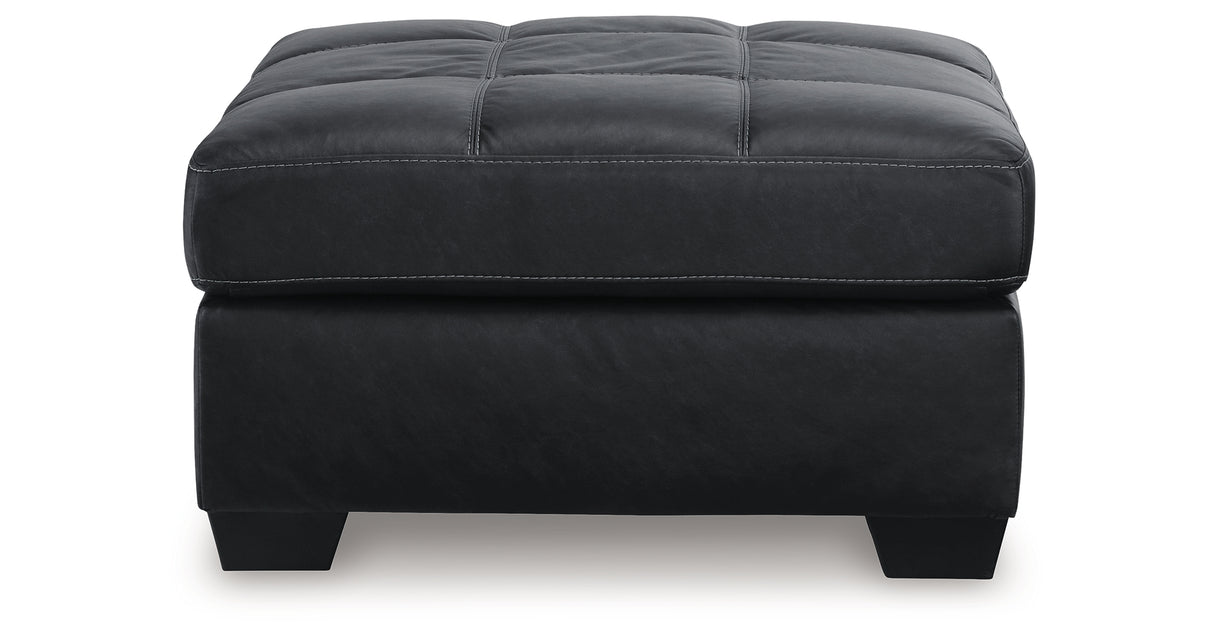 Barlin Mills Loveseat and Oversized Ottoman from Ashley - Luna Furniture